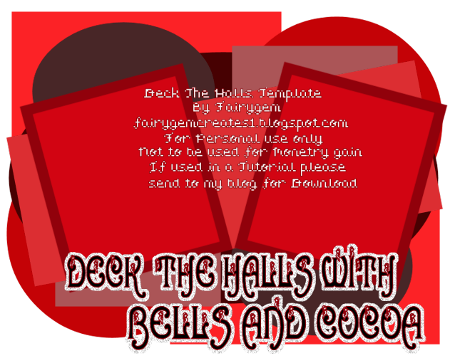 Deck the Halls Template Preview