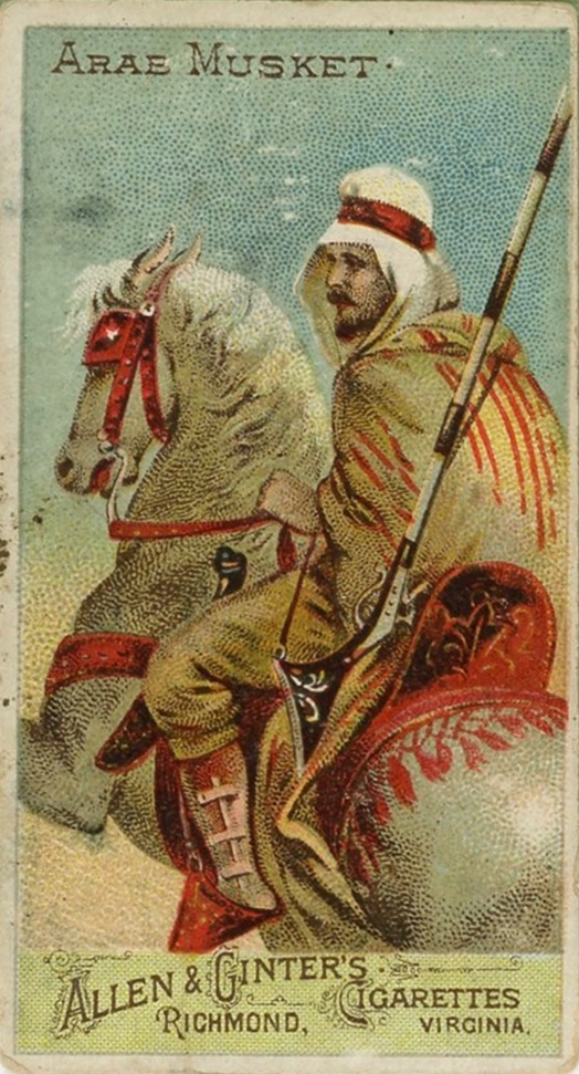 1887 Allen & Ginter Arms of All Nations Arab Musket (1)